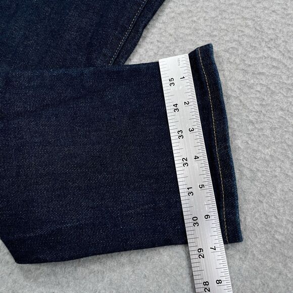 Uniqlo Jeans Mens 35 x 32 (34x31) Slim Straight Japanese Kaihara Selvedge Denim - Picture 6 of 14